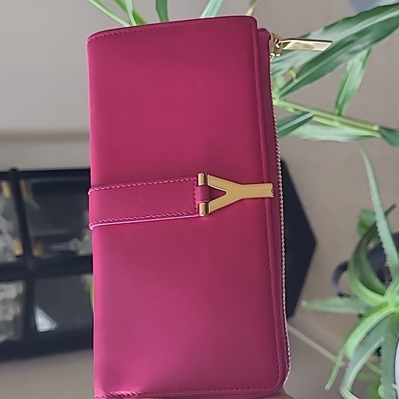 YSL Zippy long wallet ,pink - Picture 1 of 9